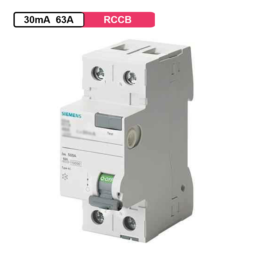Siemens RCCB 2Pole 30mA 63A 240/415VAC 50Hz AC | mykit | Buy online ...
