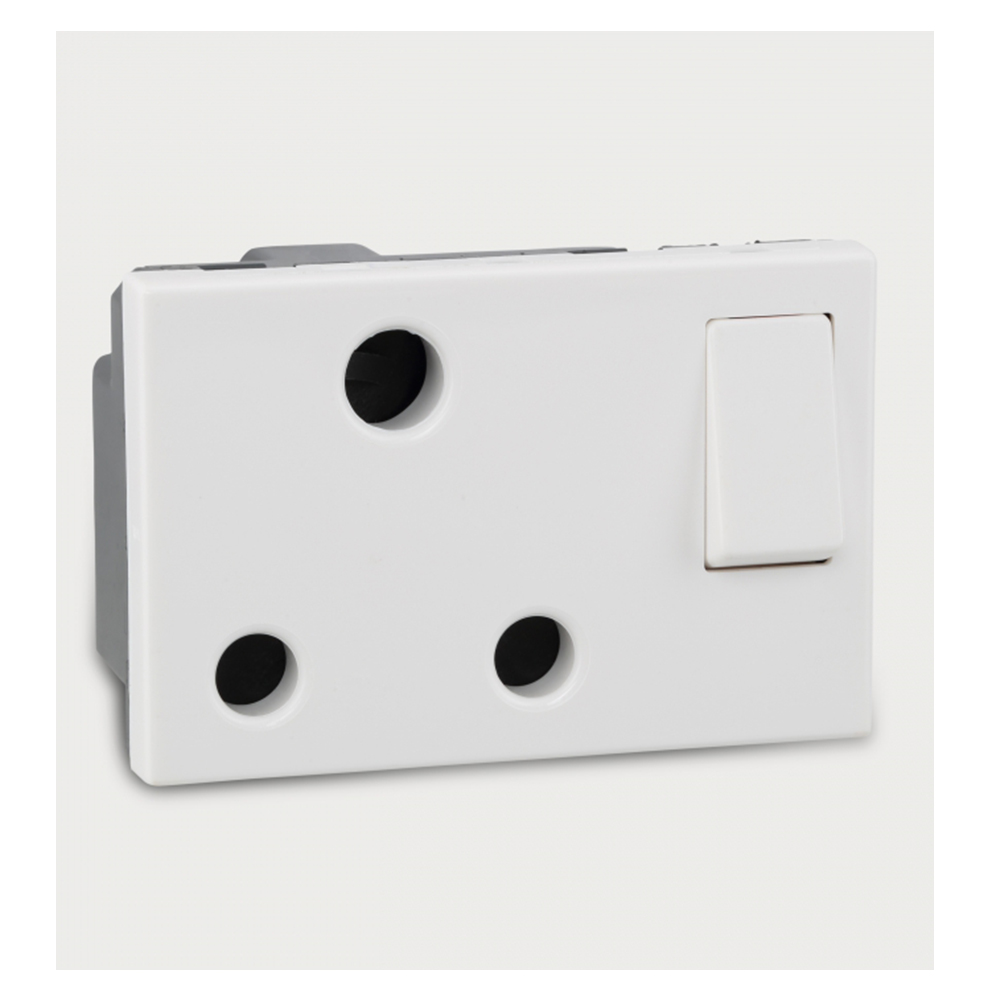 Legrand Myrius 16A 3 Pin switched socket 3 module White mykit Buy