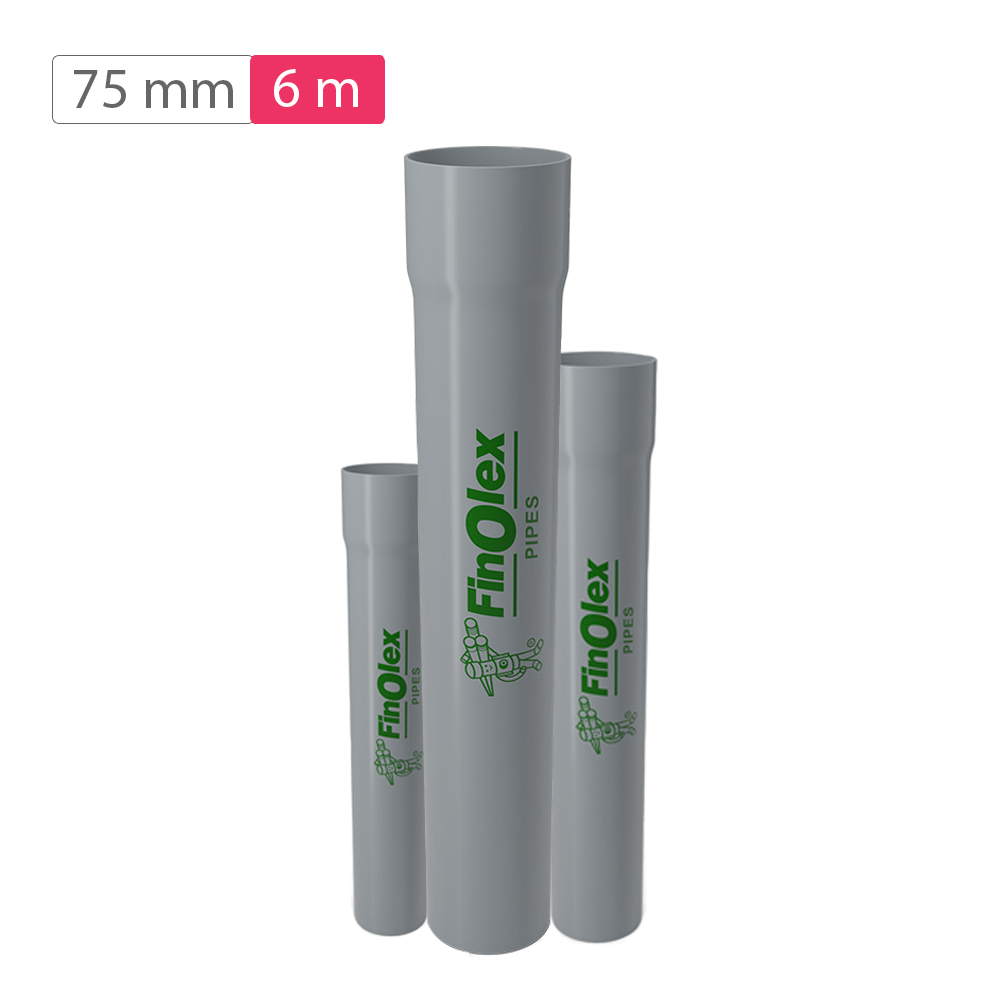 Finolex Selfit 75mm 6meter 6kg cm2 PVC U Agriculture Pipe Mykit Buy finolex-selfit-75mm-6meter-6kg-cm2-pvc-u-agriculture-pipe-mykit-buy