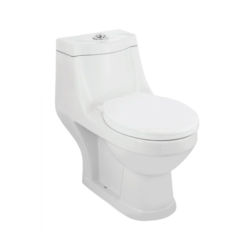 Jaquar Continental 370x685x675mm P Trap 180mm Single Piece Water Closet | mykit | Buy online ...
