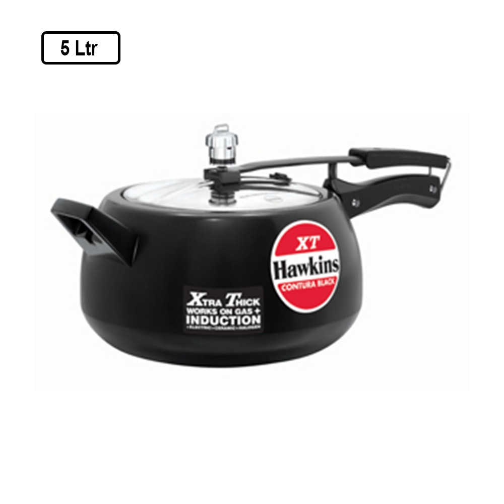 Hawkins Contura XT Black 5L Pressure Cooker mykit Buy online