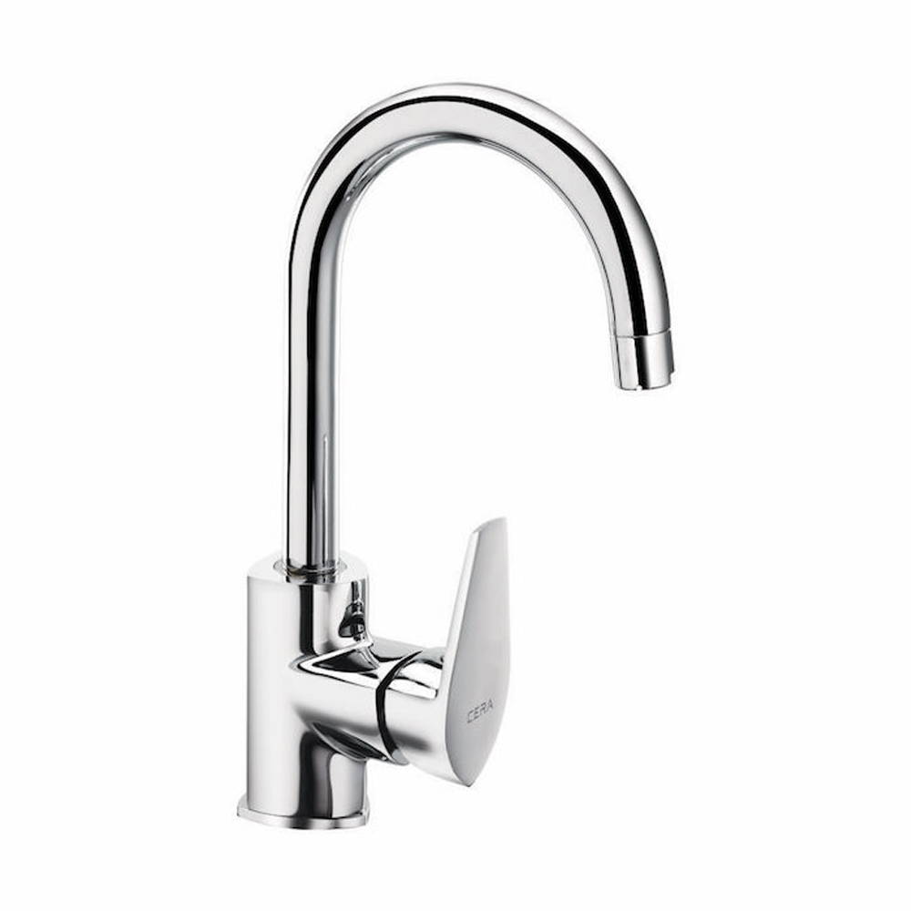 Cera Valentina Single lever Sink mixer table mounted with 235mm long sw