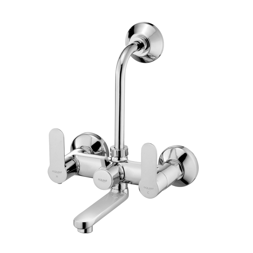 Eauset Fuji Bath Mixer With Provision For Over Head Shower With LBend ...