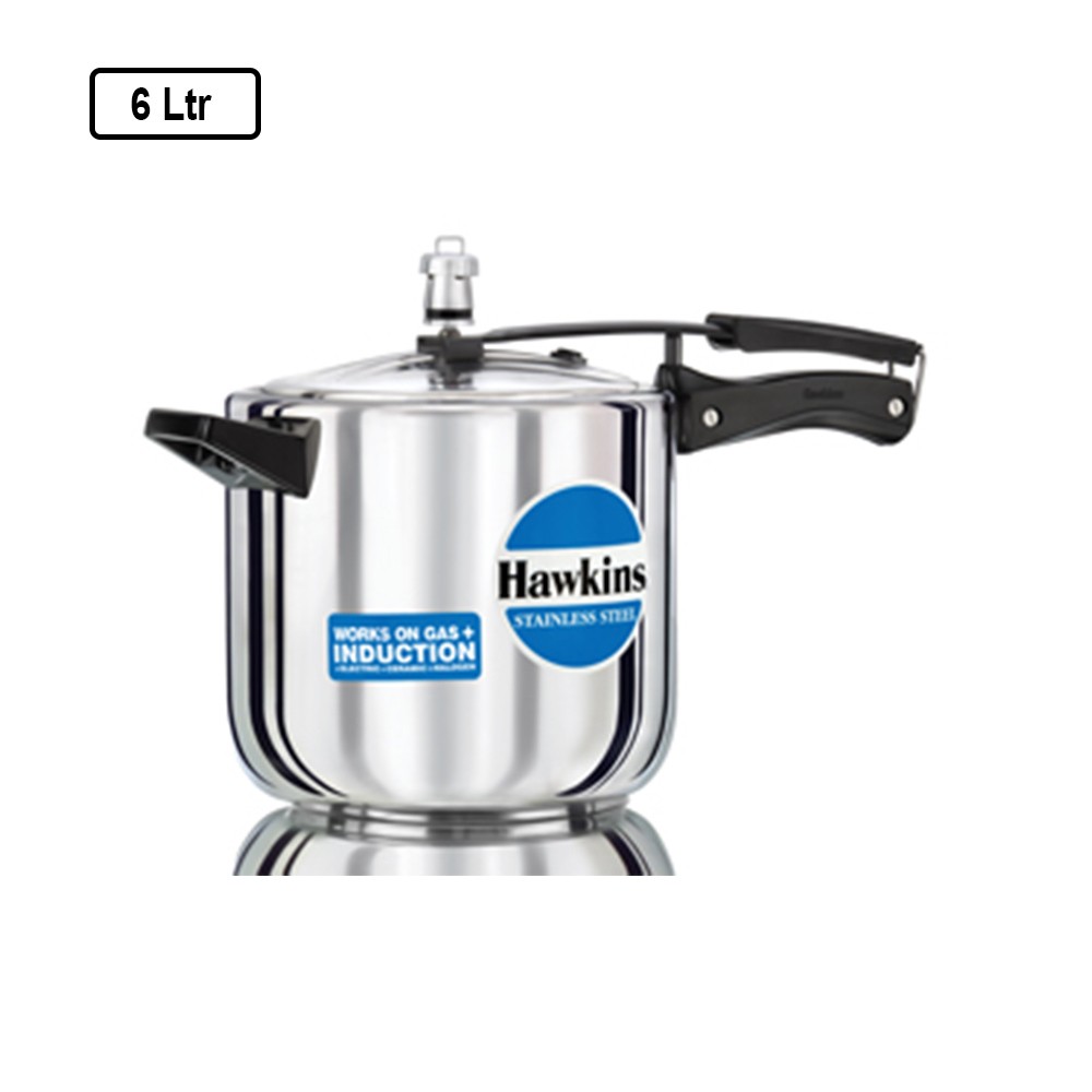 Hawkins 6L SS Pressure Cooker mykit Buy online Buy Hawkins