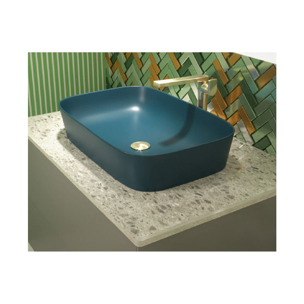 Kohler ModernLife Edge 600mm edge vessel Wash Basin without faucet hole