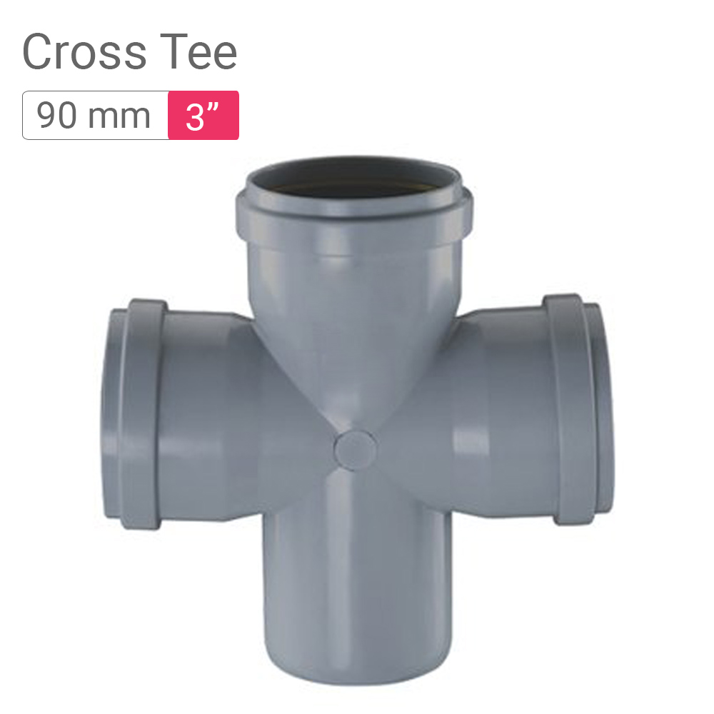 Star SWR Drainage Cross Tee 90mm 3inch Heavy P | mykit | Buy