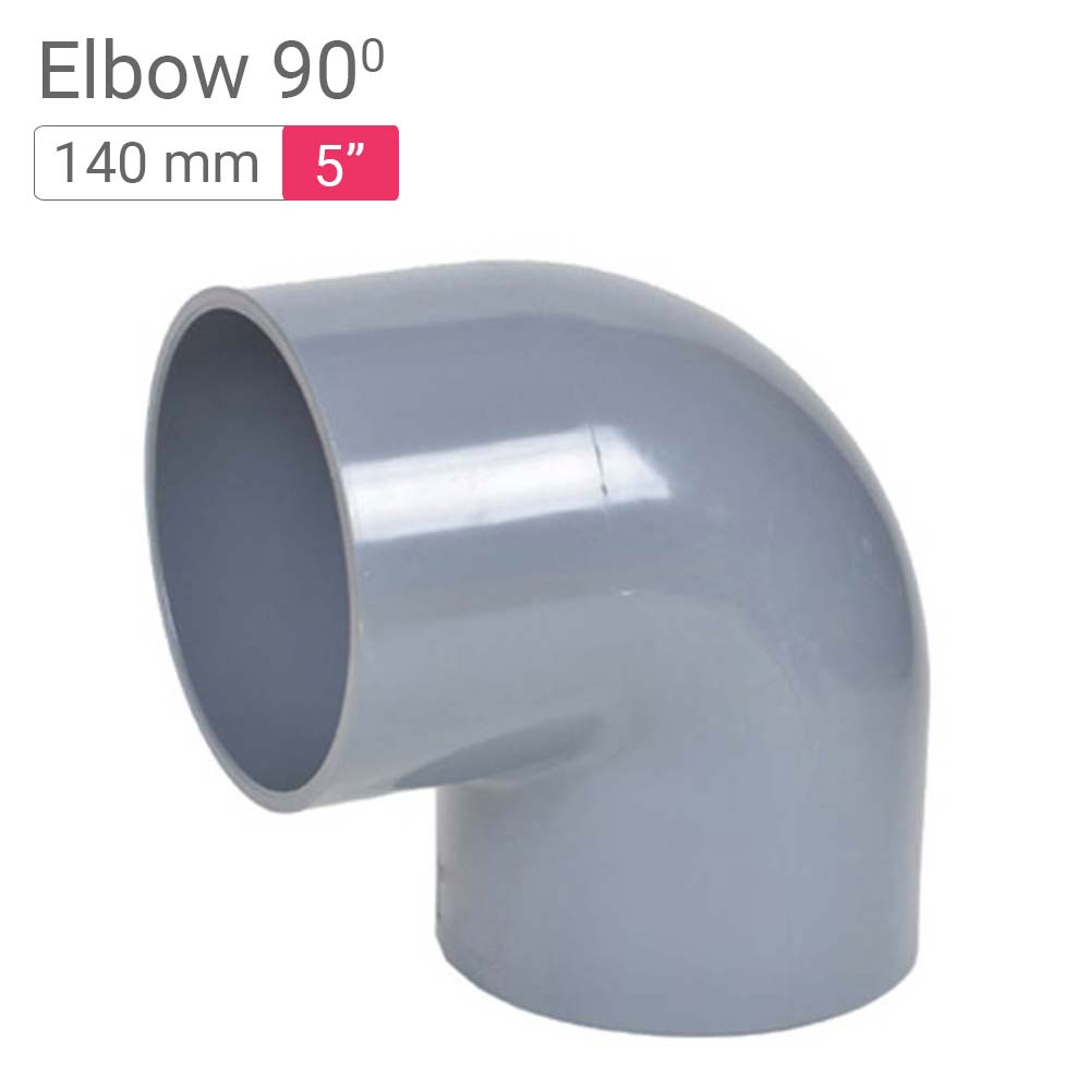 Star PVC Elbow 90° 140mm 5 Inch mykit Buy online Buy Star, Elbow