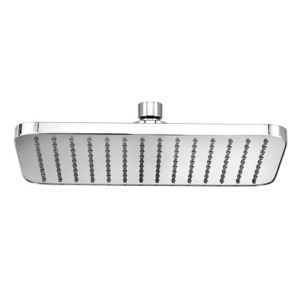 Varmora ABS overhead rain shower 250 x 170mm full chrome rectangular