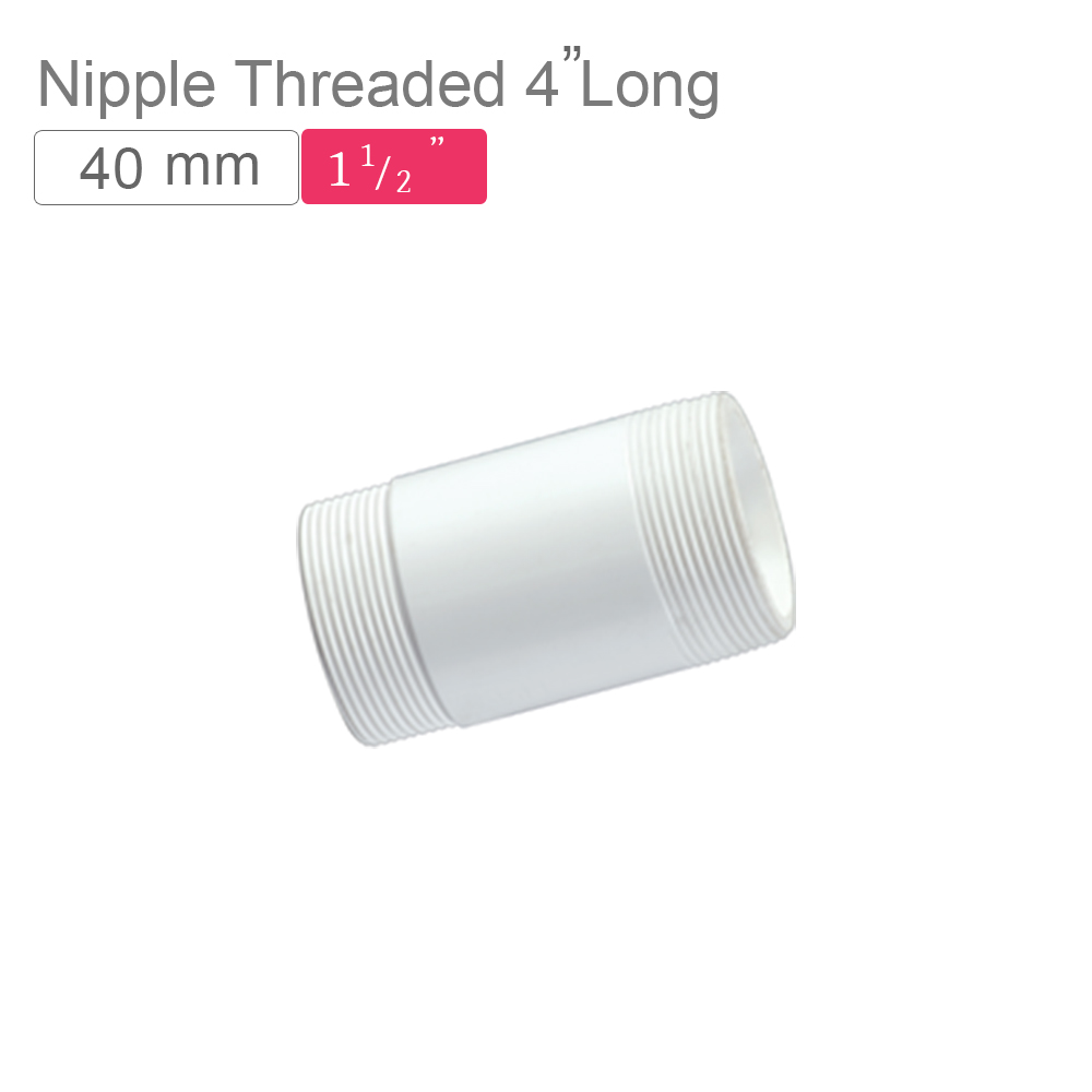 Supreme AquaGold uPVC Pipe Nipple Threaded 4