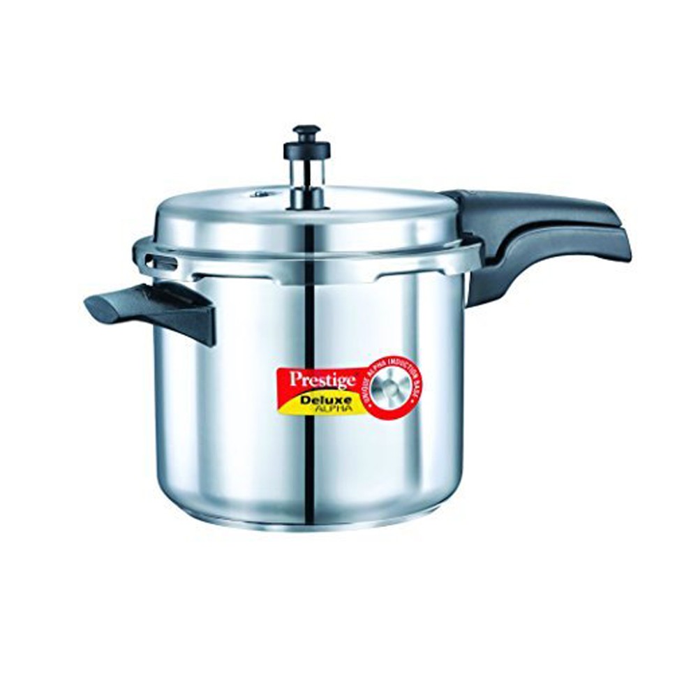 Prestige Stainless Steel Deluxe Alpha 3.5L Pressure Cooker mykit