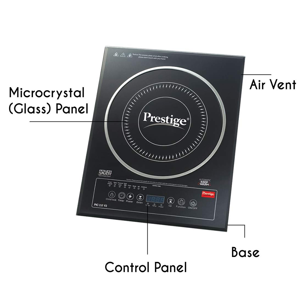 Prestige PIC 2.0 V2 2000W Induction Cooktop mykit Buy online Buy