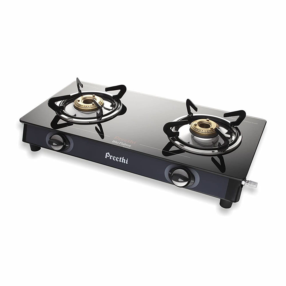 Preethi Smart 2B Glass Top Gas Stoves mykit Buy online Buy