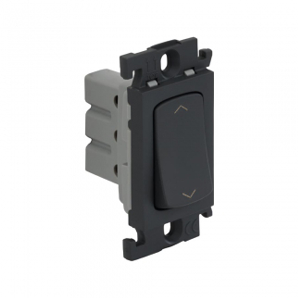 Legrand Mylinc 6A 2 way SP switch 1 module matt grey | mykit | Buy