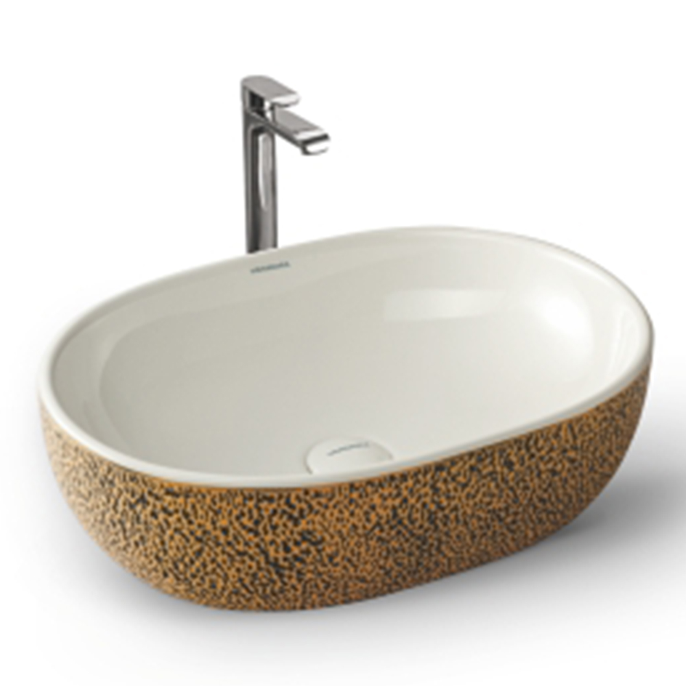 Varmora Yellow 490x350x136 Oval Wash Basins mykit Buy online Buy