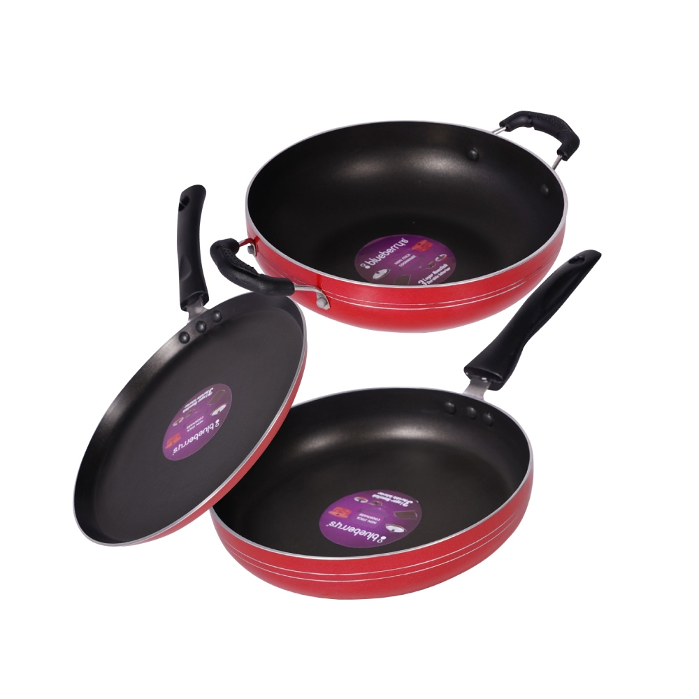 Prestige Sleek 3B Stainless Steel LPG Gas Stove and Blueberry BNKTF