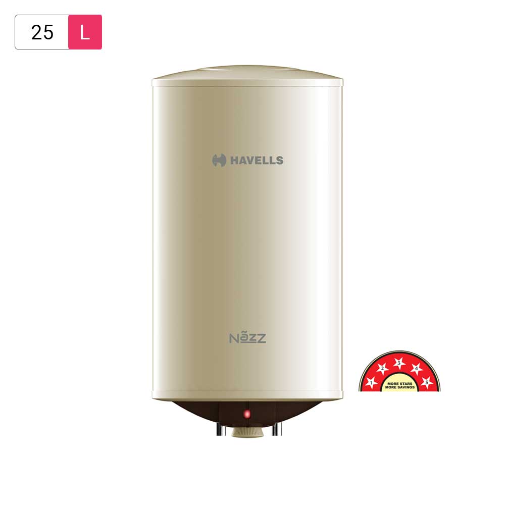 Havells Nazz 25L Ivory Brown Water Heater | mykit | Buy online | Buy Havells,  Storage Water Heater online