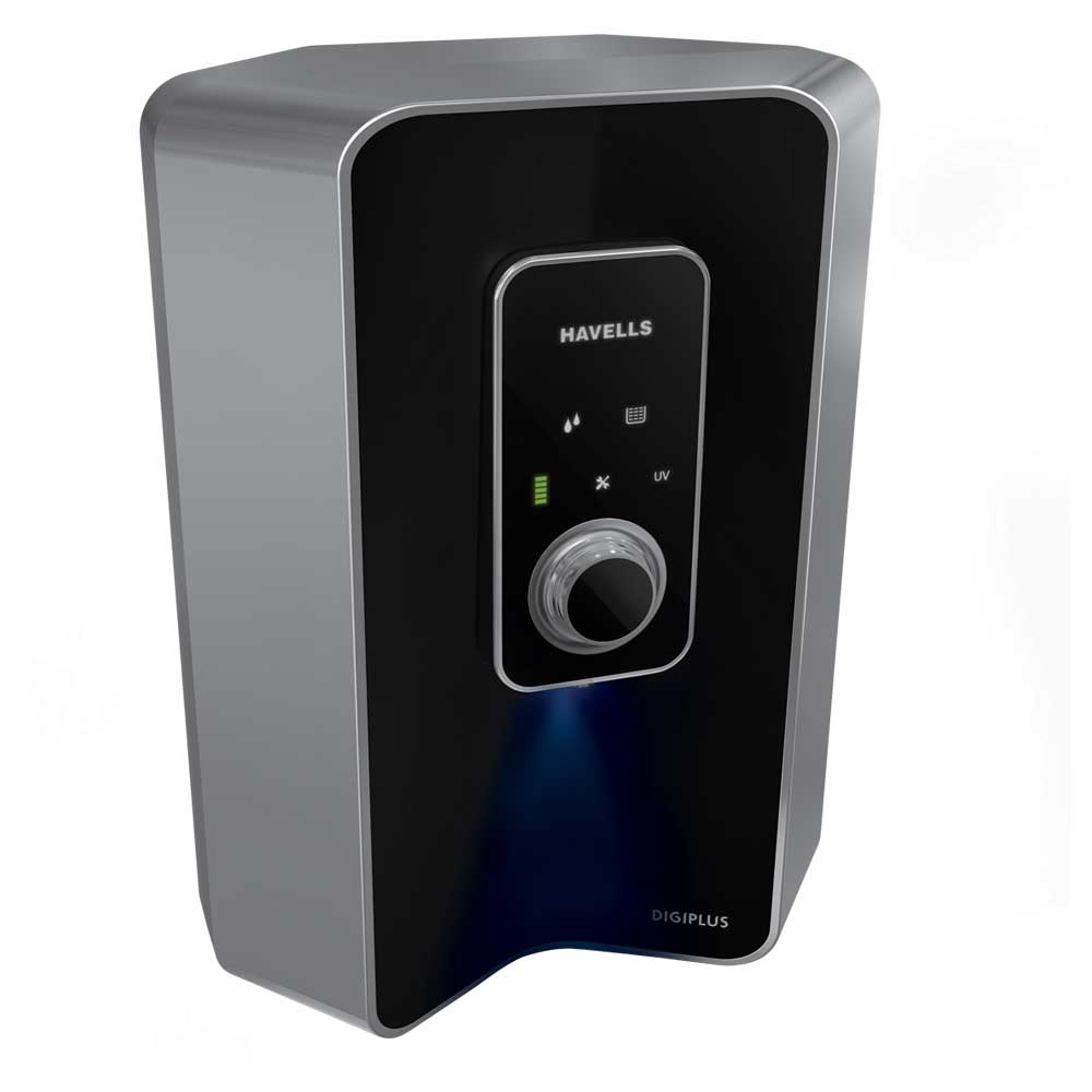 Havells Digiplus Silver & black dual tone RO & UV Water Purifier