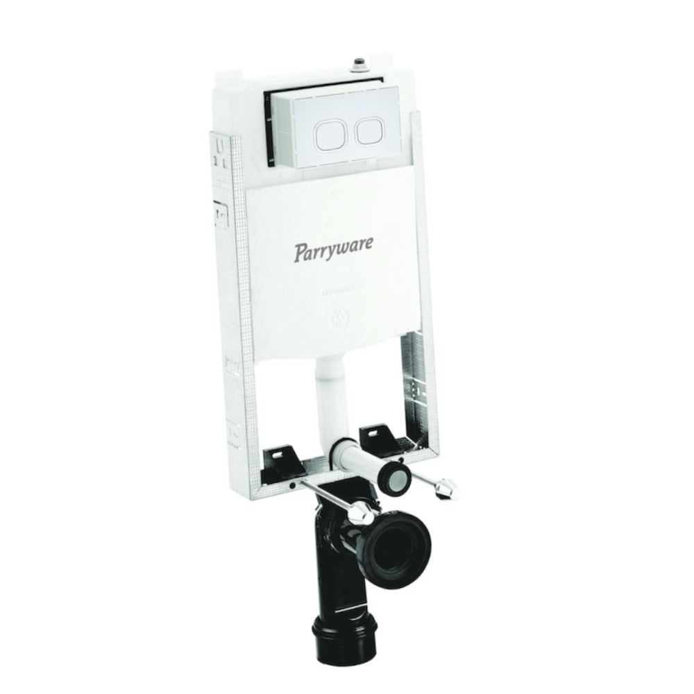 Parryware Linea Plus Concealed Cistern with half frame, installation ...