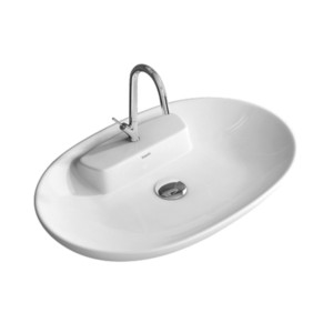 Simpolo Spell B 765x485x125mm Table Top Wash Basin Soft White