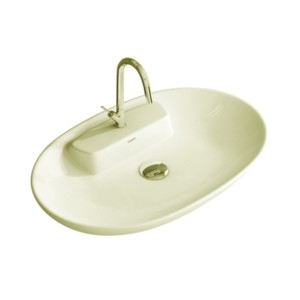 Simpolo Spell B 765x485x125mm Table Top Wash Basin Ivory