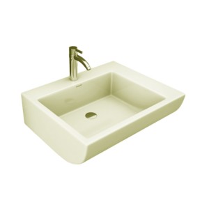 Simpolo Sparrow 500x415x170mm Wall Mounted Wash Basin Ivory
