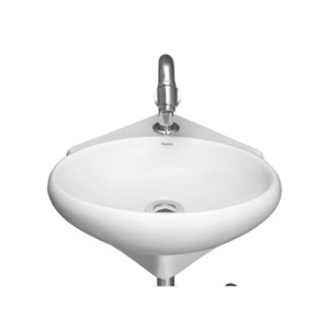 Simpolo Skim 400x372x150mm Wall Mounted Corner Wash Basin