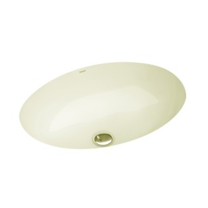 Simpolo Semi Oval 465x320x180mm Under Counter Wash Basin Ivory