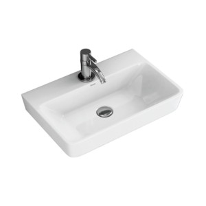 Simpolo Shunt 462x311x130mm Wall Mounted Wash Basin Soft White