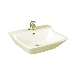 Simpolo Flaps 510x415x150mm Wall Mounted Wash Basin Ivory