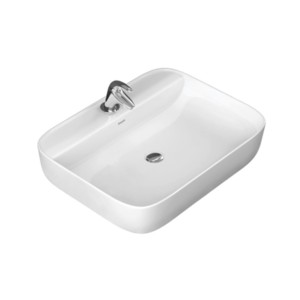 Simpolo Leone 605x460x135mm Table Top Wash Basin Soft White