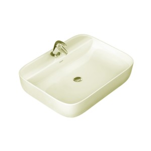 Simpolo Leone 605x460x135mm Table Top Wash Basin Ivory