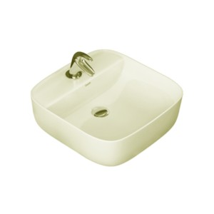 Simpolo Mini Leone 410x415x140mm Table Top Wash Basin Ivory