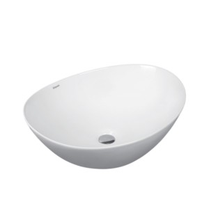 Simpolo Shallow Big 463x360x170mm Table Top Wash Basin Soft White