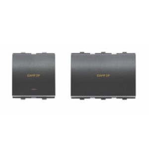 Goldmedal Curve 32A White DP Switch with Indicator LED 2M