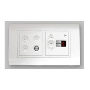 Goldmedal Nixon Fan Regulator 5 Step Half Rotary 2M Chrome Knob