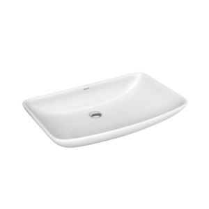 Simpolo Rubic 610x385x130mm Table Top Wash Basin Soft White