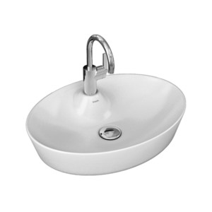 Simpolo Demis 548x400x108mm Table Top Wash Basin Soft White