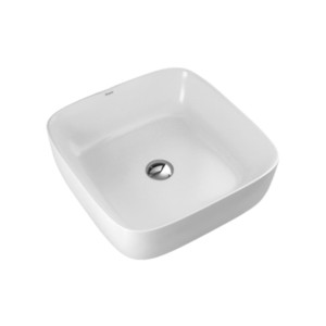 Simpolo Stilo 395x395x135mm Table Top Wash Basin Soft White