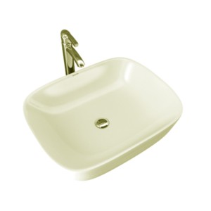 Simpolo Lampo 512x400x140mm Table Top Wash Basin Ivory