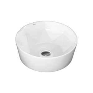 Simpolo Solus 400x400x140mm Table Top Wash Basin Soft White