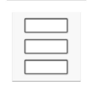 Goldmedal A3 18M 220x222 Pure Glossy Cover plates with supporting frames