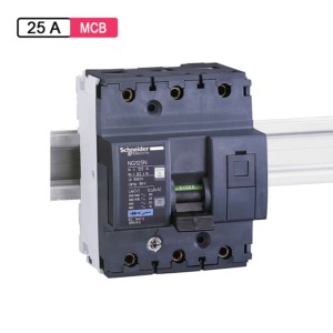 Schneider Electric Acti 9 AC MCB 25A 4.5M 3Pole 25kA NG125N