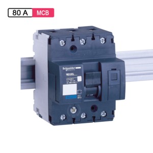 Schneider Electric Acti 9 AC MCB 80A 4.5M 3Pole 50kA NG125H