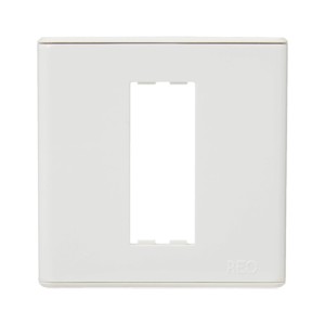 Reo 1M Combination Plate Silk White Bliss