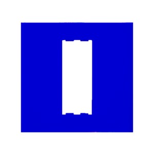 Reo 1M Combination Plate Royal Blue Bliss+