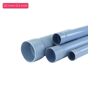 Evershine 20mm 0.5inch Plast ISI Rigid PVC 10kg/cm° Pipe