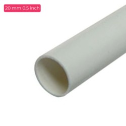 Evershine 20mm 0.5inch Plast ISI Rigid PVC 12.5kg/cm° Pipe