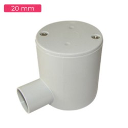 Shine Plast PVC 20mm Deep 1way Junction Box