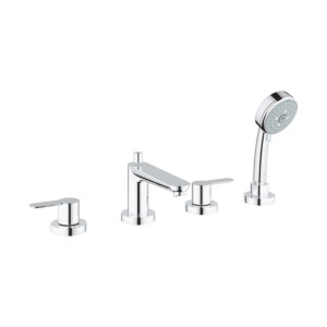 Grohe BauEdge 4-Hole Bath/Shower Combination