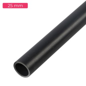 Everoplast 25mm Pipe Black ISI Medium